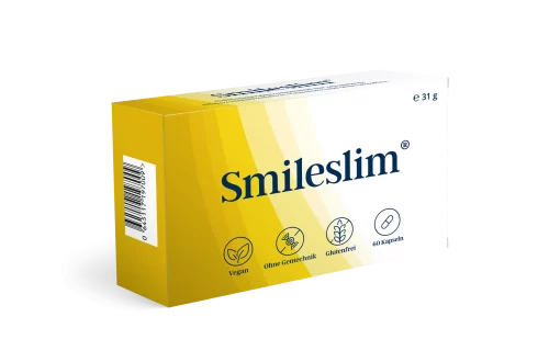 Smile Slim capsules verpakking met enkele capsules ernaast